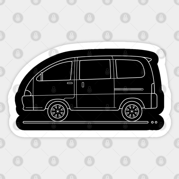 retro car b Sticker by garistipis